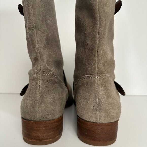Coach Amy slate suede western boot size 9 - Picture 6 of 10